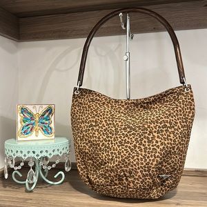 Sexy Leopard Print Bottega Shoulder Bag